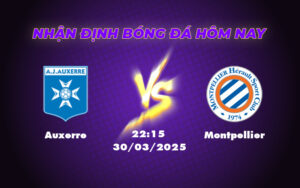 auxerre montpellier 30 03 ligue 1