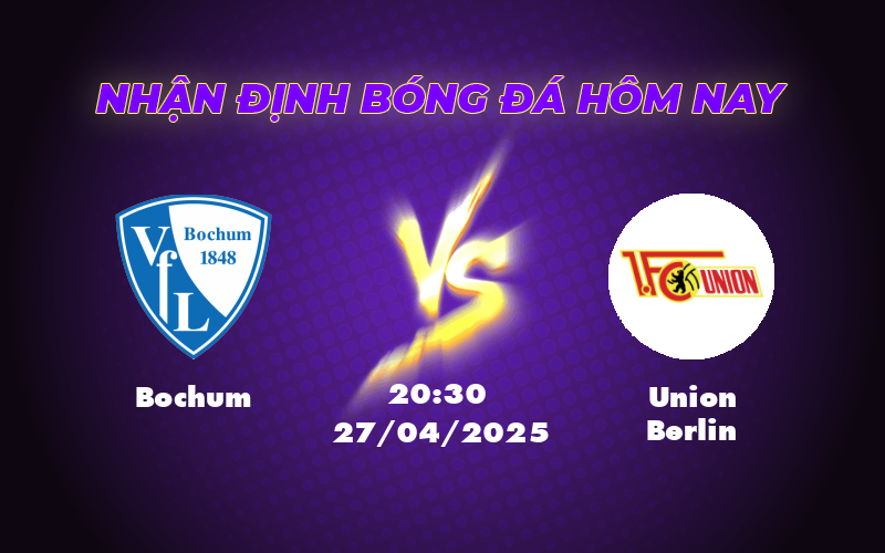 bochum union berlin 27 04 bundesliga