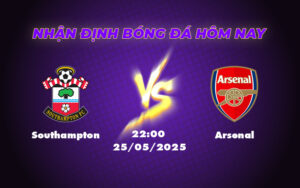 southampton arsenal 25 05 ngoai hang anh